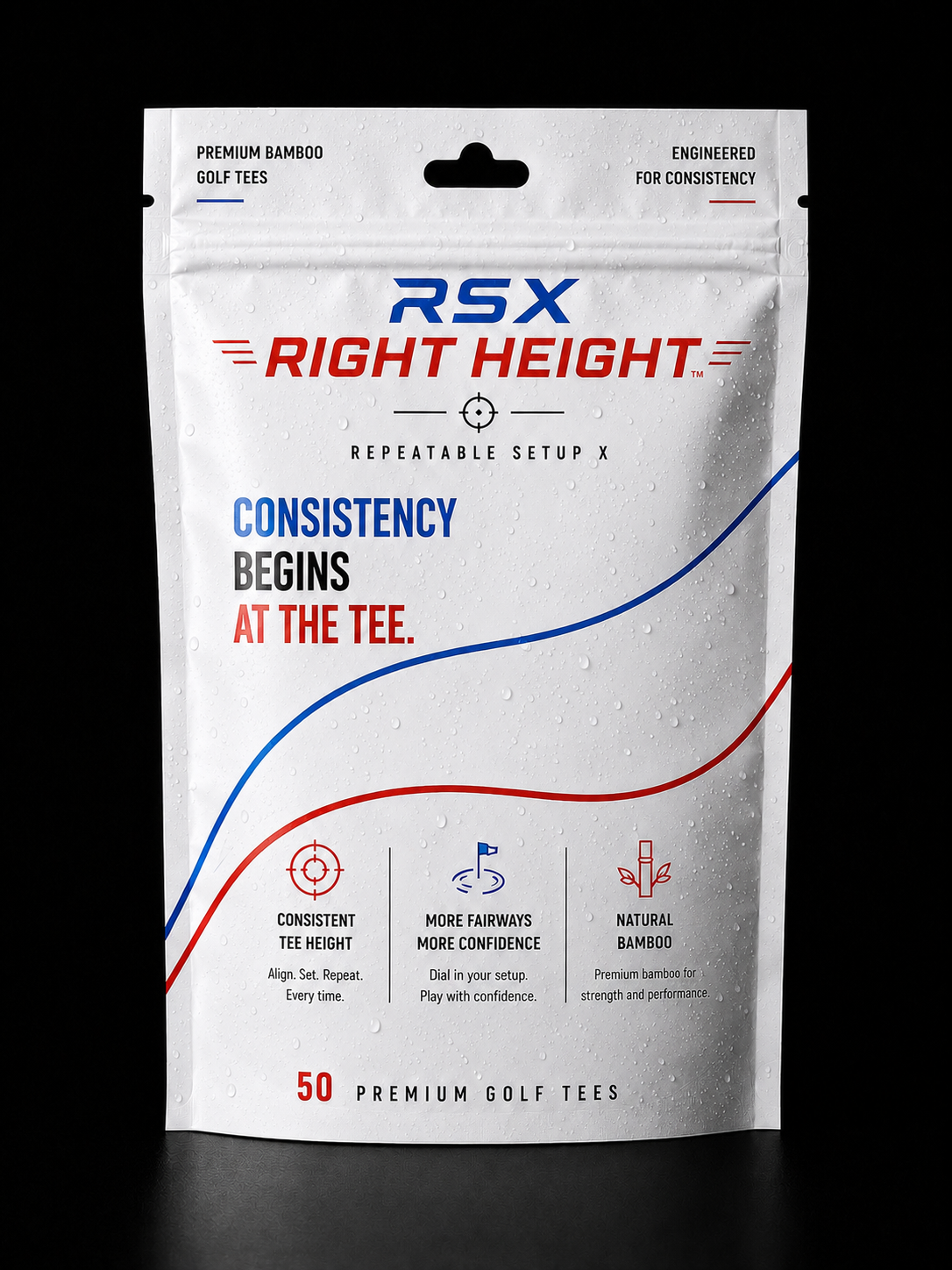 RSX — Right Height Two-Line Tee