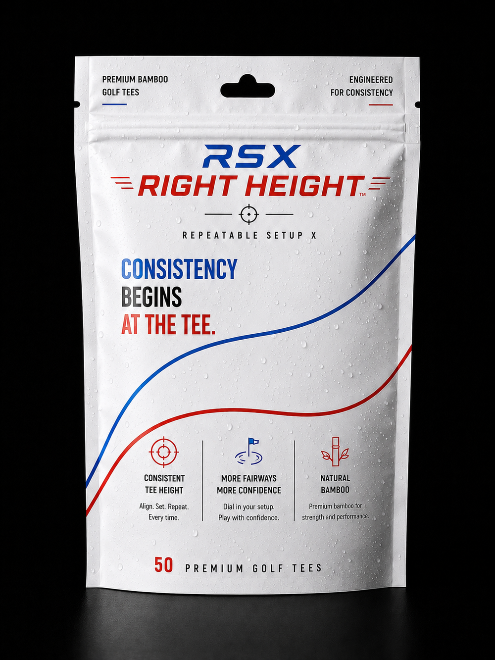 RSX — Right Height Two-Line Tee